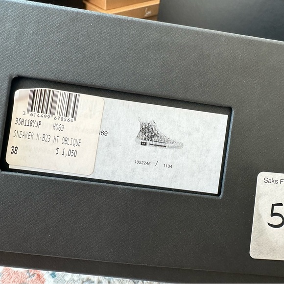 DIOR ESSENTIALS B23 HIGH-TOP SNEAKER SIZE 38 - Picture 4 of 6